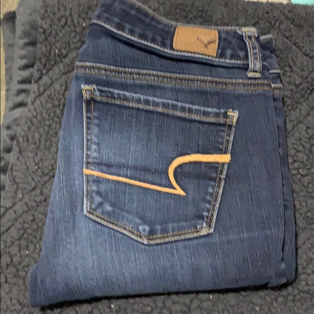 EUC- skinny jeans- dark wash